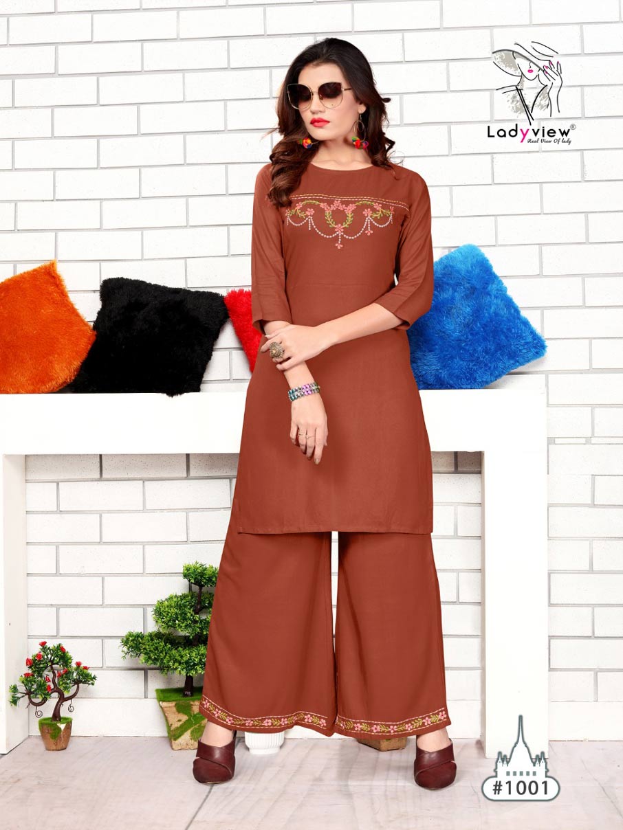 Ladyview Plazzo Point Rayon Kurtis Catalog Ladyview Plazzo Point Rayon Kurtis Catalog